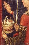 DARET, Jacques Altarpiece of the Virgin (detail) f oil painting